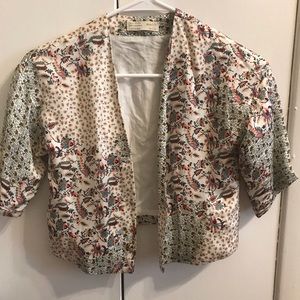 Zara Silk kimono top